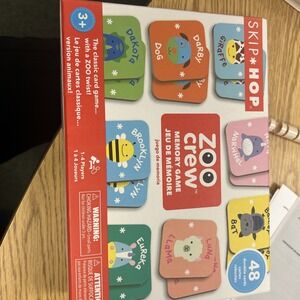 ZOO CREW BINGO preschool Skip Hop animal images game 2022 matching